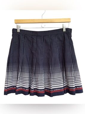 Vintage Tail American Sport Pleated Skirt
